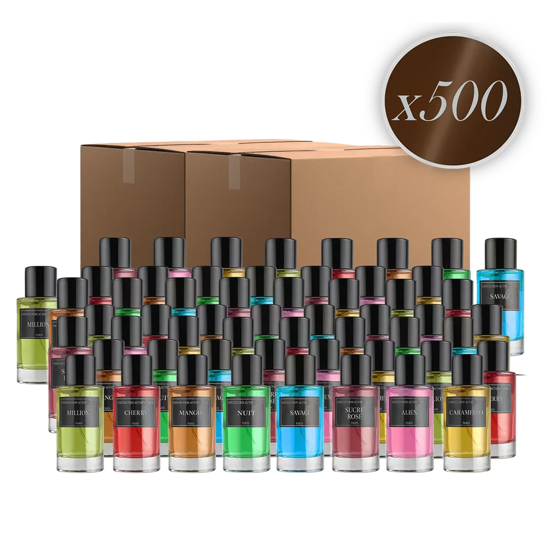 LOT DE 500 PARFUMS COLLECTION PRIVEE - EDITION AUTHENTIQUE