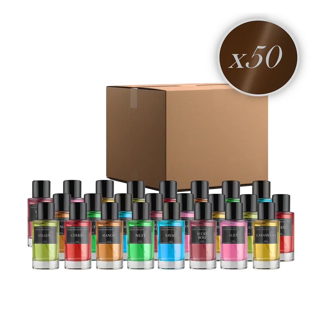 LOT DE 50 PARFUMS COLLECTION PRIVEE - EDITION AUTHENTIQUE